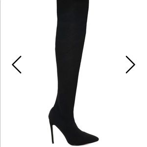 Nasty gal “hidden talent” thigh high boots